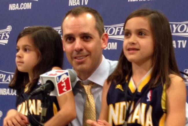 Arianna Vogel with her father Frank Vogel and sister.